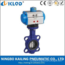 pneumatic actuator butterfly valve NBR seal IRON disk (KLAT-B-50)